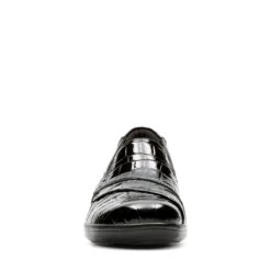 Clarks May Marigold Black Croco Slip-On Loafer -Remonte Shop 26122617 3