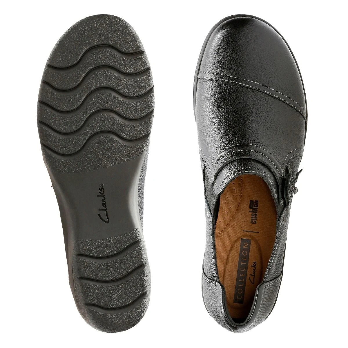 Clarks Cheyn Madi Black Leather Slip-On 6 Clarks Cheyn Madi Black Leather Slip-On - Image 6