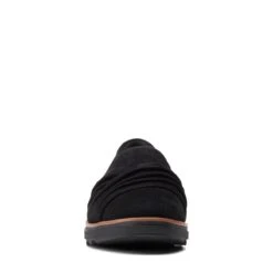 Clarks Sharon Villa Black Suede Wedge Loafer -Remonte Shop 26153283 3