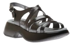 Dansko Lolita Black Leather Sandal