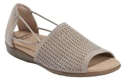 Alder Abra Ginger Beige Suede Slip-On Sandal