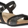 Kendra Kennedy Black Wedge Sandal