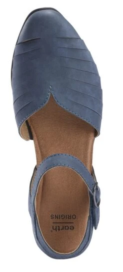 Palomos Peyton Moroccan Blue Nubuck Cork Sandal -Remonte Shop EARPEYTON03b