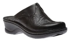 Josef Seibel Catalonia 48 Black Leather Clog