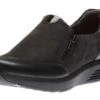 Rockport Trustride Black Side Zipper Slip-On Sneaker