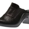 Mokassetta 257 Black Metallic Suede Clog