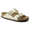 Birkenstock Arizona Birko-Flor Gold Slide Sandal