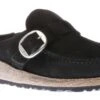 Birkenstock Buckley Black Suede Leather Clog