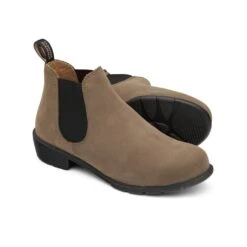 Blundstone 1974 - Women's Series Low Heel Stone Nubuck Leather Boot -Remonte Shop blu197407b
