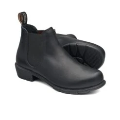 Blundstone 2068 - Women's Series Low Heel Black Leather Boot -Remonte Shop blu206801b