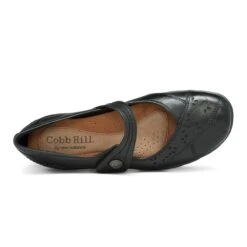 Petra Black Leather Mary Jane Flat -Remonte Shop cag26bk penfield petra black 887057192724 t