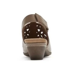Abbott High Vamp Khaki Slingback Sandal -Remonte Shop cbd37kh ls