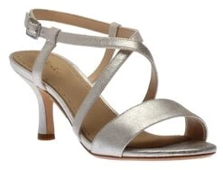 Clarks Amali Buckle Silver