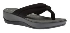 Clarks Arla Kaylie Black Thong Sandal