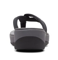 Clarks Arla Kaylie Black Thong Sandal -Remonte Shop claarlak01c