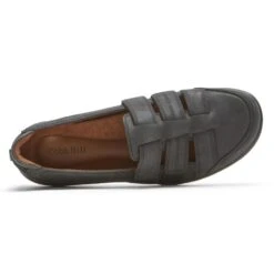 Penfield Black Strappy Slip-On Fisherman Sandal -Remonte Shop cobfishermen01d