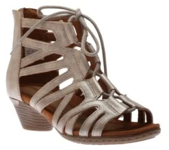 Laurel Metallic Caged Sandal -Remonte Shop coblaurelc07
