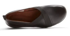Penfield Envelope Black Leather Slip-On Flat -Remonte Shop cobpenfielde01b