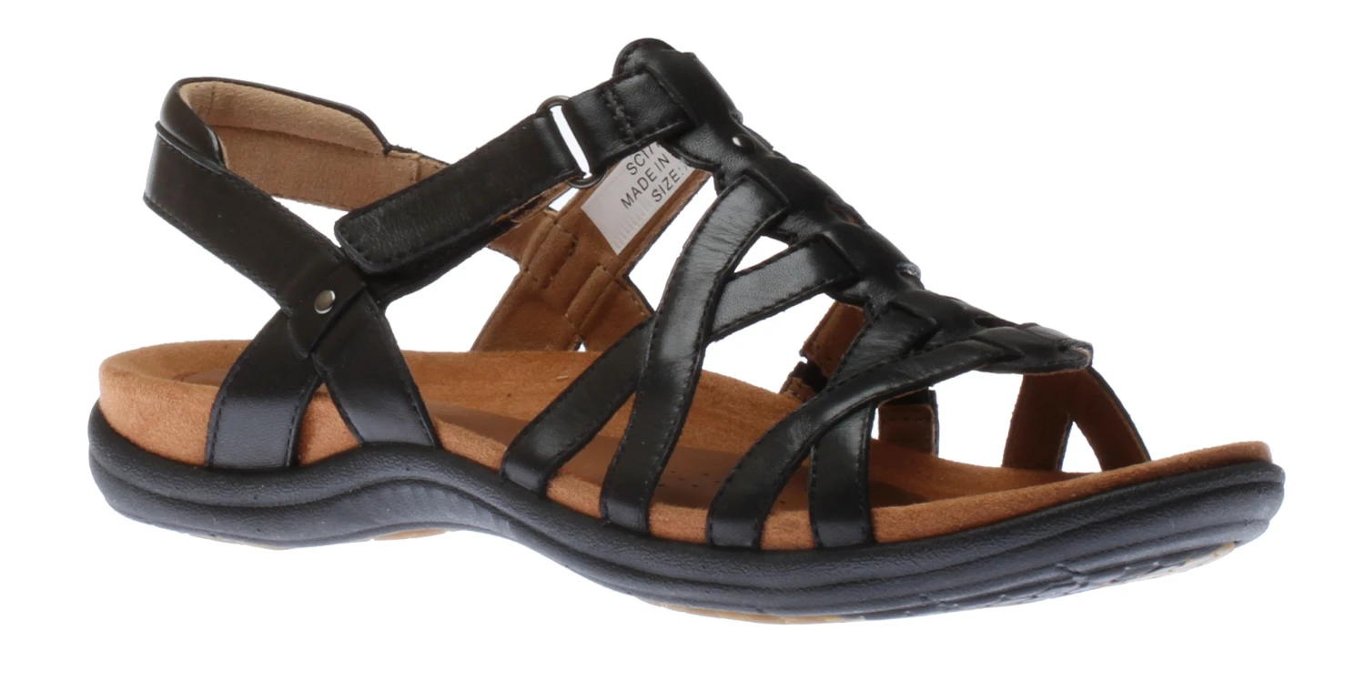 Rubey Woven Black Leather Sandal 1 Rubey Woven Black Leather Sandal
