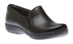 Dansko Nora Black Leather Slip-On Shoe