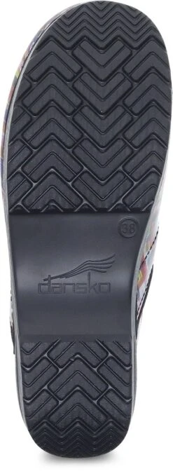 Dansko Professional Colour Block Patent Clog -Remonte Shop danprofess32c