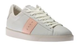 ECCO Street Lite White Peach Nectar Stripe Lace-Up Sneaker -Remonte Shop ecc21280313