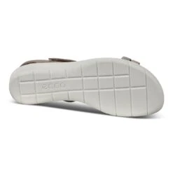 ECCO Felicia Grey Rose Leather Adjustable Strap Wedge Sandal -Remonte Shop ecc21651307f