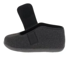 Comfort L2 Black Wool Slipper -Remonte Shop foacomfortl201e
