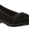 Gabor 54.107.17 Black Suede Leather Ballet Flat
