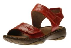 Josef Seibel Debra 19 Red Leather Sandal