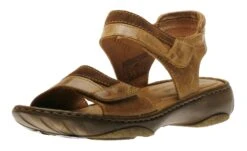 Josef Seibel Debra 19 Castagne Chestnut Brown Leather Sandal
