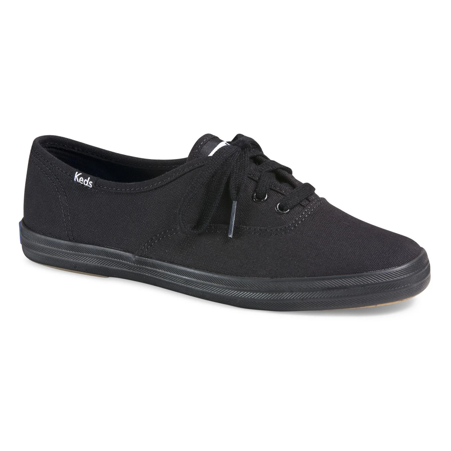 Keds Champion Black Lace-Up Canvas Sneaker 5 Keds Champion Black Lace-Up Canvas Sneaker - Image 5