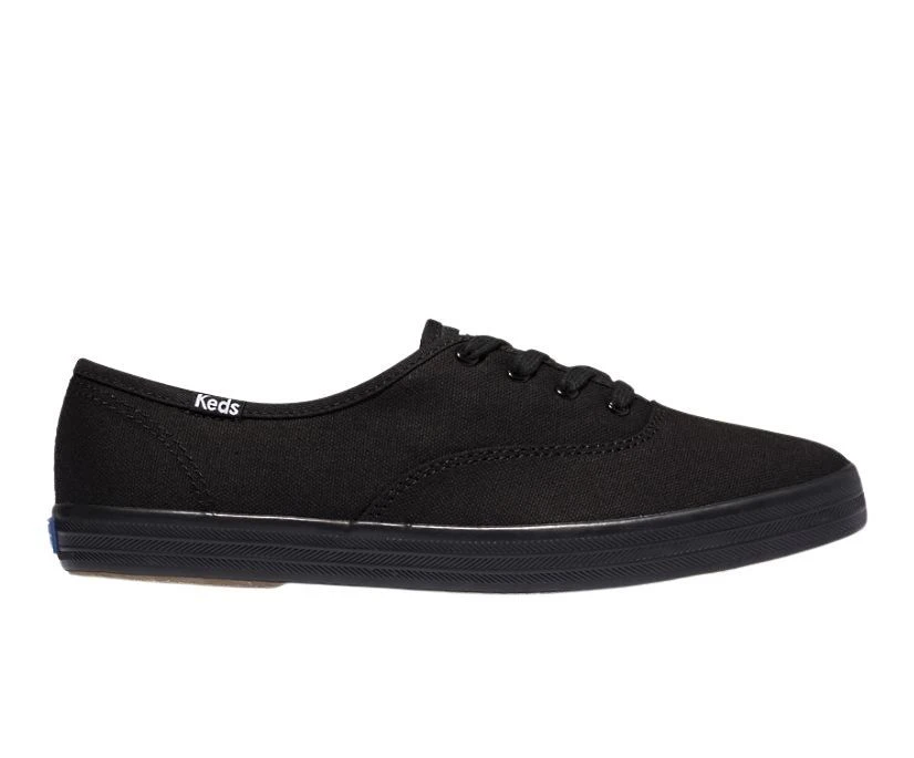 Keds Champion Black Lace-Up Canvas Sneaker 1 Keds Champion Black Lace-Up Canvas Sneaker
