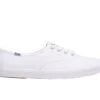 Keds Champion White Lace-Up Canvas Sneaker