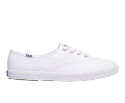 Keds Champion White Lace-Up Canvas Sneaker