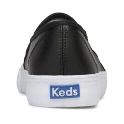 Keds Double Decker Black Perforated Leather Slip-On Sneaker -Remonte Shop keddoubledp01c
