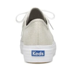 Keds Triple Kick Silver Lace-Up Platform Tennis Sneaker -Remonte Shop kedtripleki11c