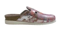 Mephisto Halina Pink Silver Leather Clog -Remonte Shop mephalina13d