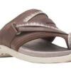 Merrell Terran 3 Cush Post Dark Earth Brown Thong Sandal