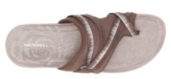 Merrell Terran 3 Cush Post Dark Earth Brown Thong Sandal -Remonte Shop merterranp302b