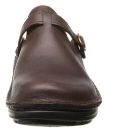 Aster Brown Leather Clog -Remonte Shop naoaster739d