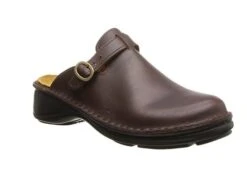 Aster Brown Leather Clog -Remonte Shop naoaster739e