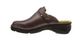 Aster Brown Leather Clog -Remonte Shop naoaster739h