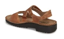 Enid Brown Leather Sandal -Remonte Shop naoenide69e