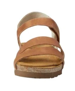 Kayla Brown Leather Wedge Sandal -Remonte Shop naokaylaea7f