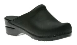 Dansko Sonja Black Oiled Leather Clog