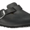 Birkenstock Boston Black Oiled Leather Clog