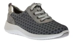 RELIFE R4048 Light Blue Polka Dot Lace-Up Walking Shoe