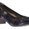 RELIFE R4036 Navy Floral Dress Pump