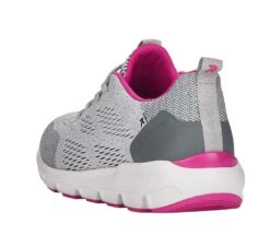 Sportec12 Grey Pink Perforated Slip-On Bungee Sneaker 5 Sportec12 Grey Pink Perforated Slip-On Bungee Sneaker -Remonte Shop rev4040340c